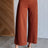 Magic Wide Leg Crop Pants in Rust