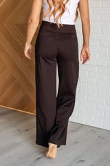 Dear Scarlett Magic Wide Leg Pants in Brown