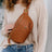 Camel Catherine Vegan Leather Belt Bag