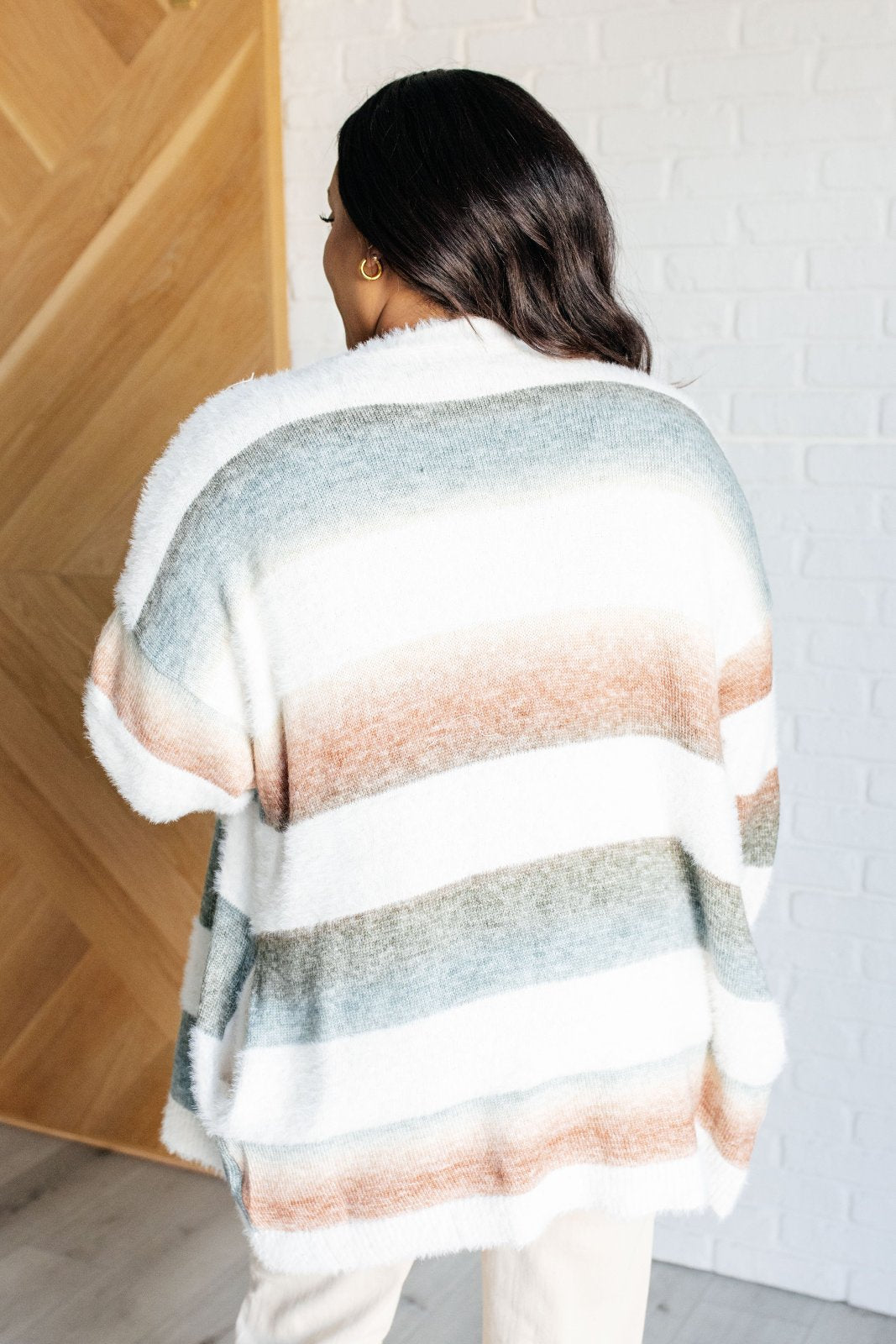 Ombre Moods Striped Cardigan