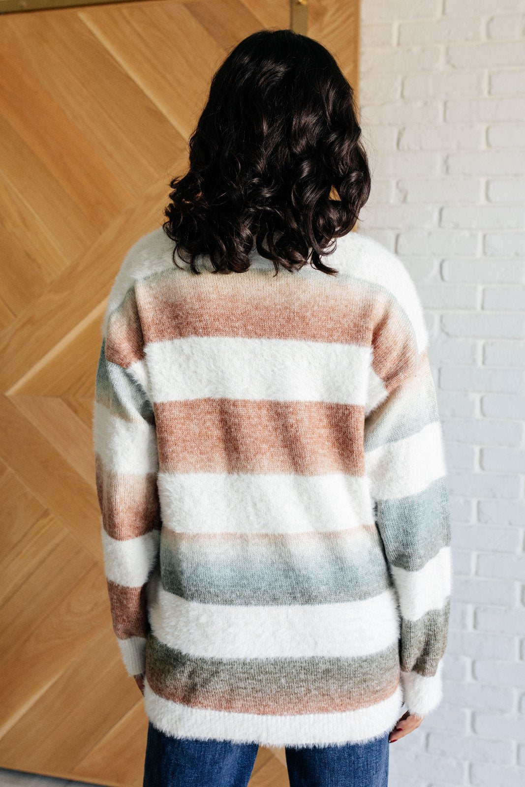 Ombre Moods Striped Cardigan