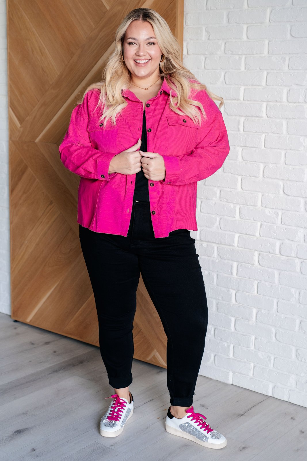 Pink Pop Corduroy Jacket