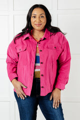 Pink Pop Corduroy Jacket