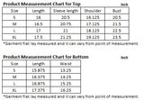 Ribbed-Knit-Mini-Skirt-Set size chart