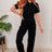 Judy Blue Control Top Black Denim Jumpsuit