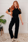 Judy Blue Control Top Black Denim Jumpsuit