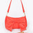 red Satin Bow Shoulder Bag