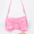 pink Satin Bow Shoulder Bag