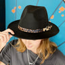 Leopard Belt Fedora Hat