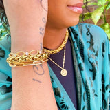 gold Bold Link Chain Bracelet