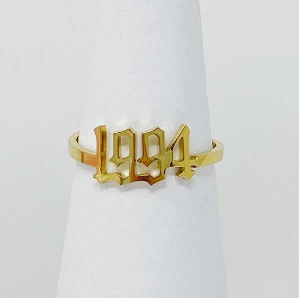 1994 gold Birth Year Ring