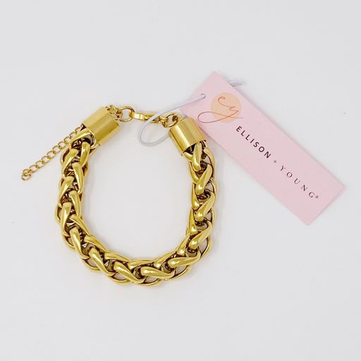 gold Bold Link Chain Bracelet