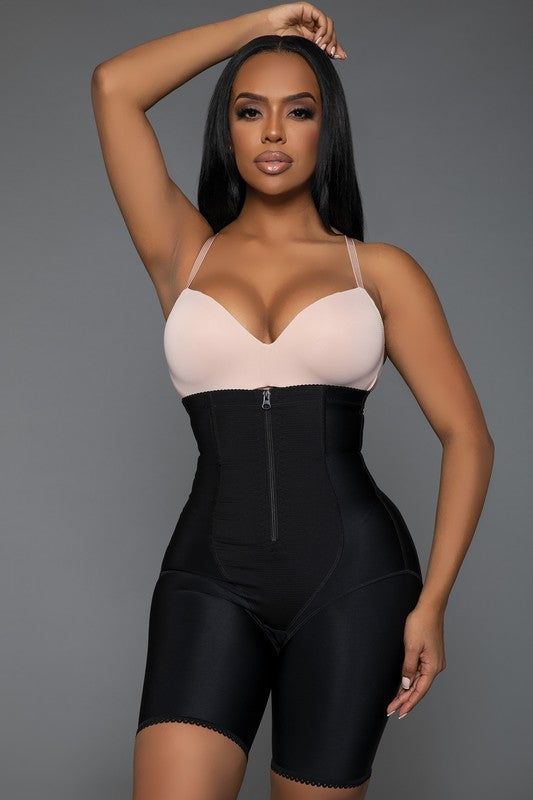 Black Feeling My Curves Bodyshaper front