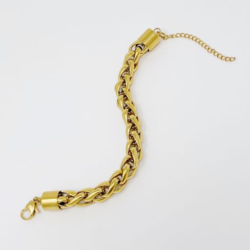 gold Bold Link Chain Bracelet