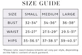 Ribbed Knit Tube Midi Dress size chart