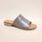 Faux Leather Slide Sandals