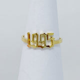 1995 gold Birth Year Ring