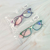 Paisley In Color Blue Light Reading Glasses in plastic