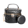 Purse Black Vanity Case Crossbody for Women