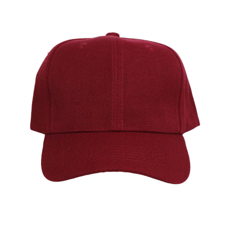 Hat Burgundy Canvas Baseball Cap for Women