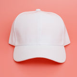 Hat White Canvas Baseball Cap for Women