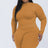 A plus size, mock-neck top and biker shorts set, perfect for a sporty and stylish look  Soft & light weight, high stretch jersey 