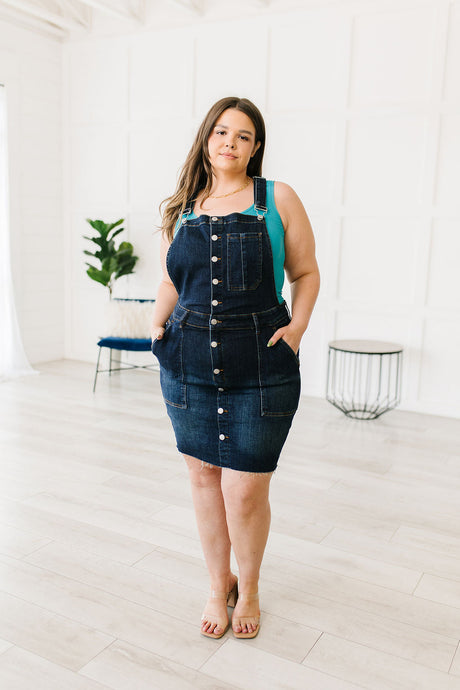 Judy Blue Nia Denim Overall Dress