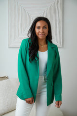 Money Green Business Blazer