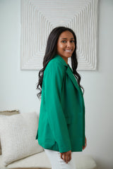 Money Green Business Blazer