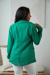 Money Green Business Blazer