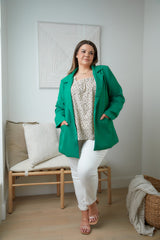 Money Green Business Blazer