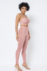 Wholesale Sheer Mesh Legging Set