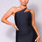 Wholesale Double Strap One Shoulder Mini Dress