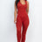 Scoop Neck Racer Back Bodycon Jumpsuit 