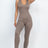 Scoop Neck Racer Back Bodycon Jumpsuit 