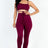 burgundy Wholesale Tie Front Cut Out Jumpsuit