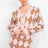 pink and brown Wholesale Diamond Print Cardigan