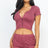 Cropped Top & Mini Shorts Set