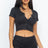 Cropped Top & Mini Shorts Set
