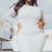 Ivory Translucent Silver Rhinestone Plus Size Midi Dress
