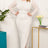 PATTERNED RHINESTONE PLUS SIZE MAXI DRESS LONG SLEEVE ROUND NECK SLIP ON