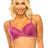 magenta Youmita Striped Lace Bra