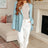 Boardroom Blue Plaid Blazer