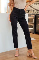 Judy Blue Rhinestone Black Slim Fit Jeans