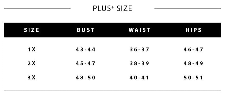 capella apparel size chart